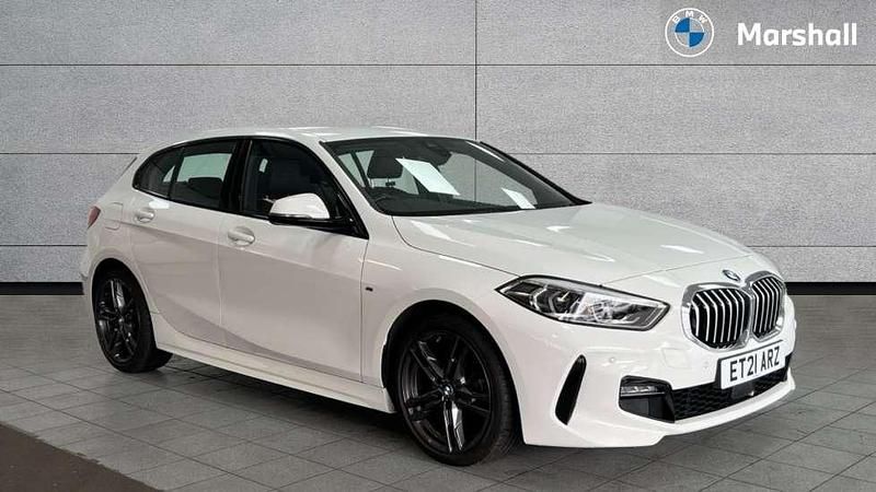 Alpine white Used 2021 BMW 118 M Sport Hatchback | £19,296 (Fair price) - Image 1/4