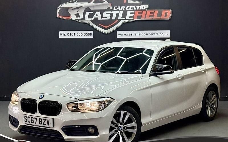 Used BMW 118 Sport Line 136 HP (100 kW) 2017 White Hatchback