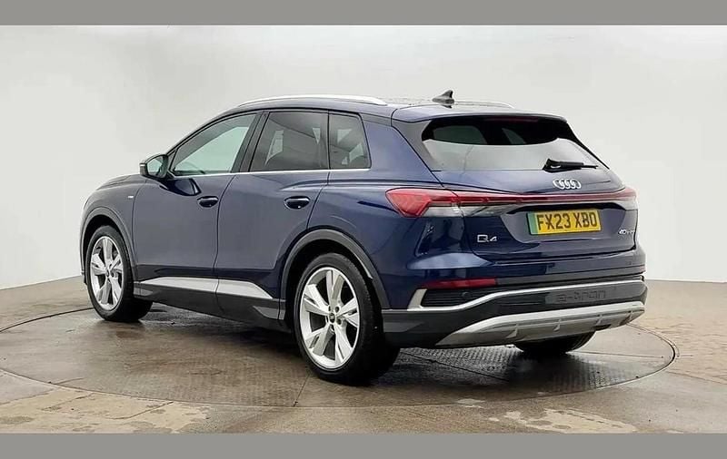 Used Audi Q4 e-tron S-Line 150 kW (204 HP) 2023 Blue SUV