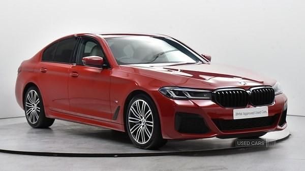 Used BMW 530 M Sport 282 HP (207 kW) 2022 Red Sedan