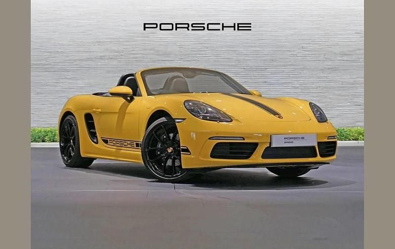 Yellow Used 2025 Porsche Boxster Edition Cabriolet | £63,990 (Good price) - Image 1/4