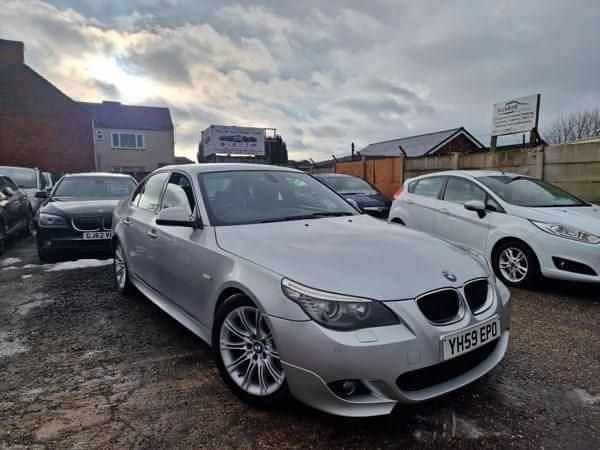 Silver Used 2009 BMW 520 M Sport Sedan | £3,195 (Good price) - Image 1/4