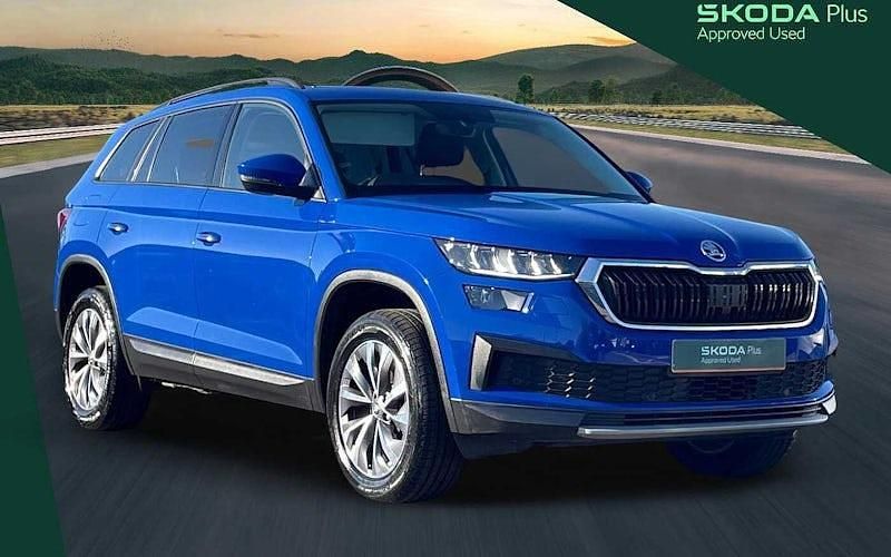 Blue Used 2023 Skoda Kodiaq SE Drive SUV | £27,965 (Fair price) - Image 1/4