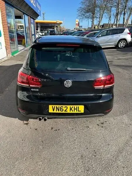Used VW Golf VII GTD 170 HP (125 kW) 2012 Black Hatchback