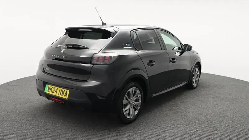 Used Peugeot e-208 Active+ 100 kW (136 HP) 2024 Black Hatchback