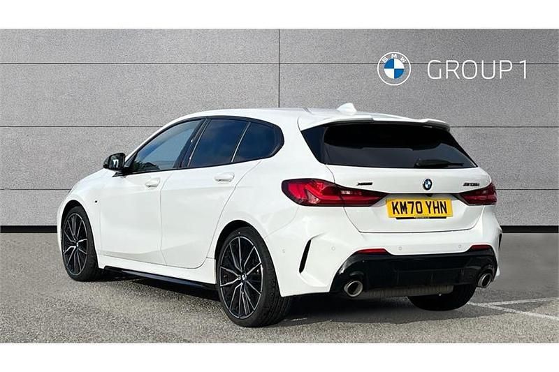 Used BMW M135 Comfort Edition 306 HP (225 kW) 2021 White Hatchback