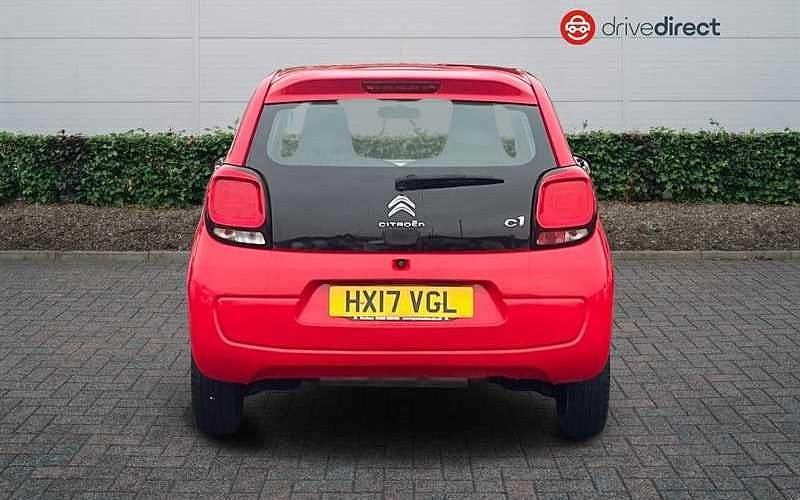 Used Citroën C1 Feel 68 HP (50 kW) 2017 Red Hatchback