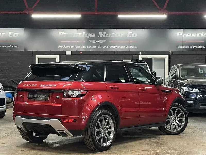 Used Land Rover Range Rover evoque Dynamic 190 HP (139 kW) 2012 Red SUV