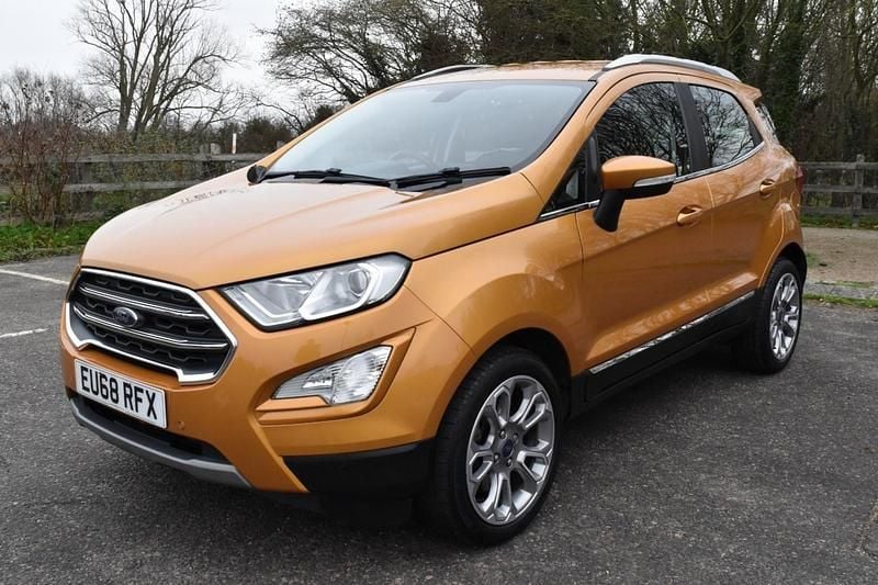 Used Ford Ecosport Titanium 125 HP (91 kW) 2019 Yellow SUV