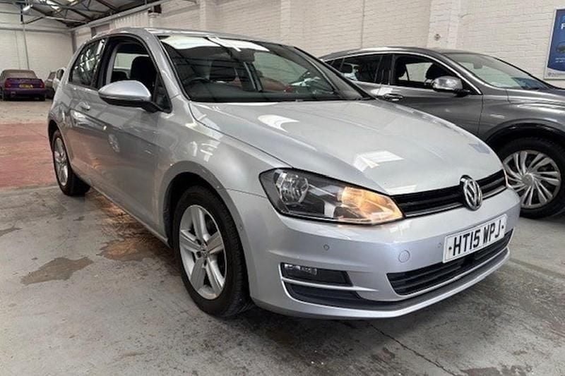 Silver Used 2015 VW Golf VII Match Hatchback | £6,990 (Good price) - Image 1/1