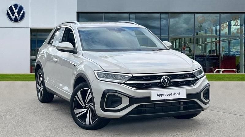 Ascot grey New 2025 VW T-Roc R-line SUV | £28,499 (Super price) - Image 1/4