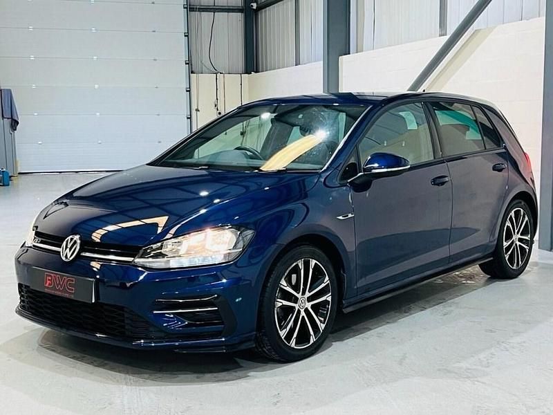 Used VW Golf VII R-line 150 HP (110 kW) 2019 Blue Hatchback