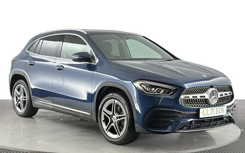 Used Mercedes GLA250 Exclusive 218 HP (160 kW) 2021 Blue SUV