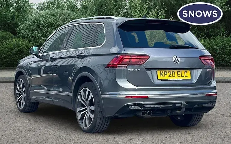 Used VW Tiguan R-line 150 HP (110 kW) 2020 Grey SUV