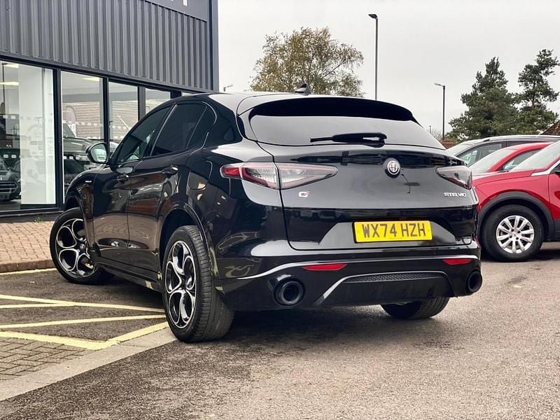 Black Used 2024 Alfa Romeo Stelvio Veloce SUV | £38,888 (Expensive) - Image 1/4