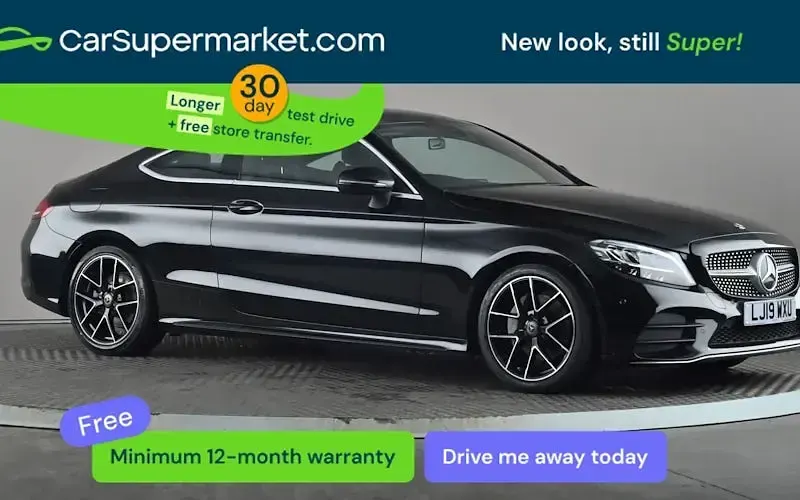 Second-hand Mercedes C200 AMG line 184 CP (135 kW) 2019 Coupe