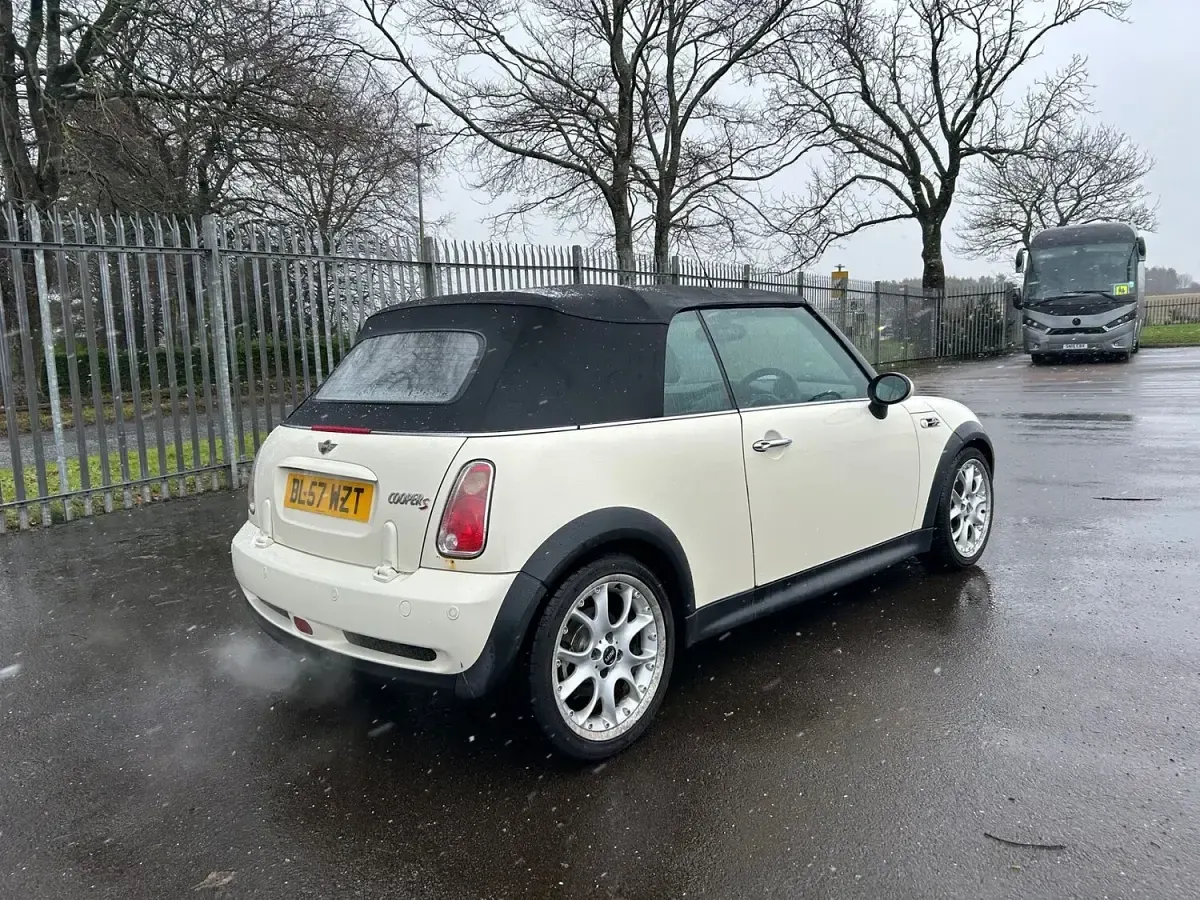 Used Mini Cooper S Cabriolet 2008 White Cabriolet