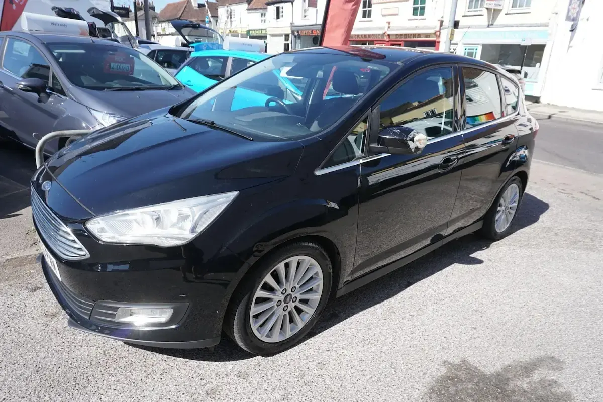 Used Ford C-MAX Titanium 125 HP (91 kW) 2015 Black MPV