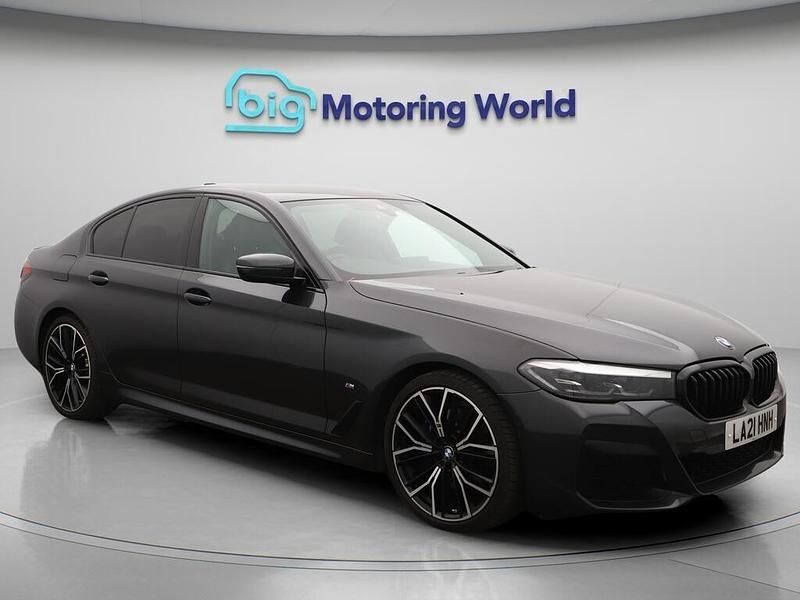 Grey Used 2021 BMW 520 M Sport Sedan | £23,400 (Fair price) - Image 1/4