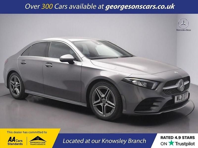 Grey Used 2021 Mercedes A200 AMG line Sedan | £17,495 (Fair price) - Image 1/4