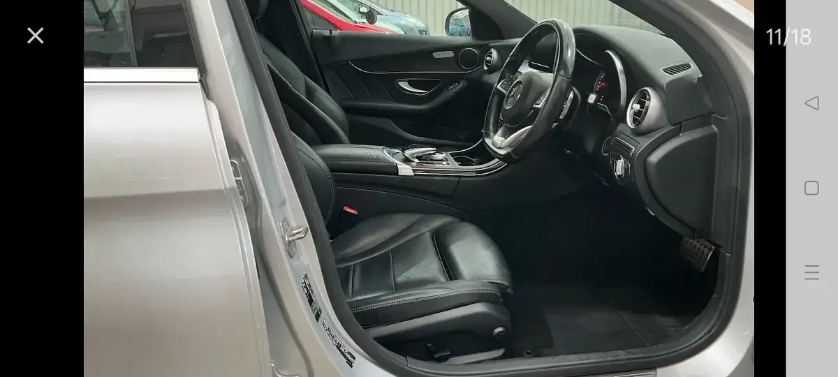 Used Mercedes C300 AMG line 2016 Silver Sedan