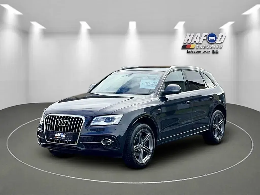 Used Audi Q5 S-line plus 241 HP (177 kW) 2013 Blue SUV