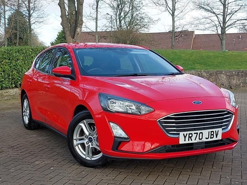 Used Ford Focus Zetec 100 HP (73 kW) 2020 Red Hatchback