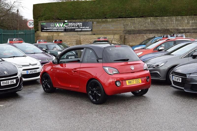 Used Vauxhall Adam S 70 HP (51 kW) 2017 Red Hatchback