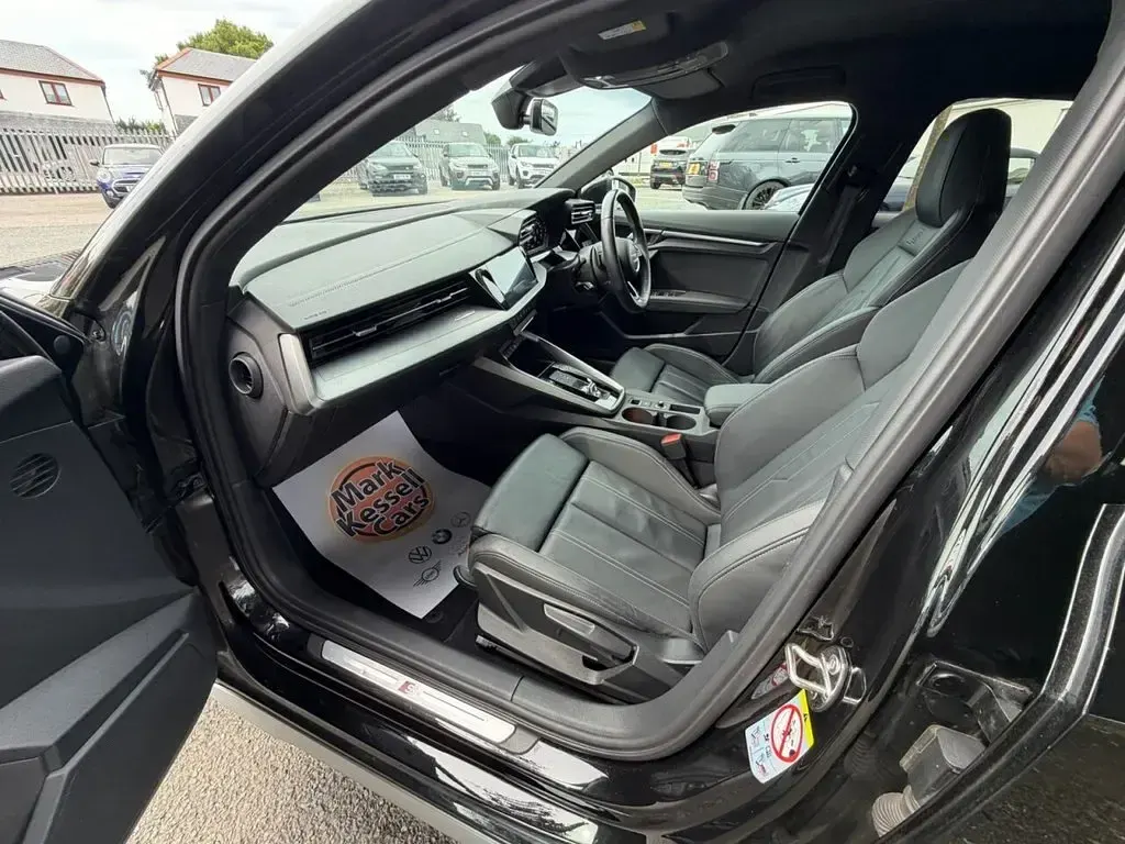 Used Audi A3 S-Line 150 HP (110 kW) 2021 Black Sedan