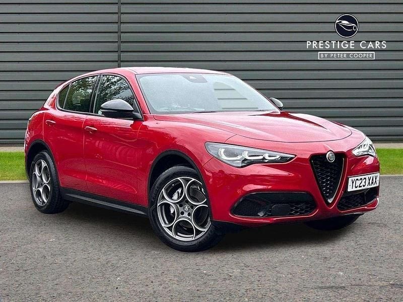 Red Used 2023 Alfa Romeo Stelvio Sprint SUV | £29,992 (Good price) - Image 1/4