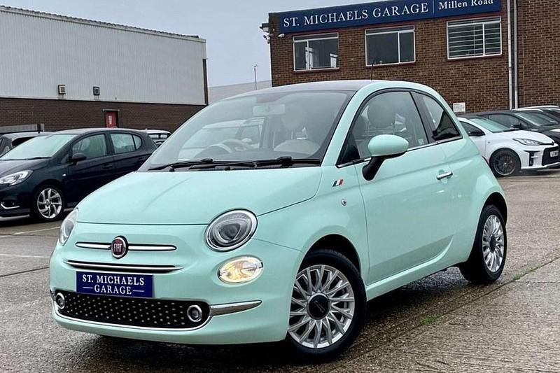 Used Fiat 500 Lounge 69 HP (50 kW) 2019 Green Hatchback