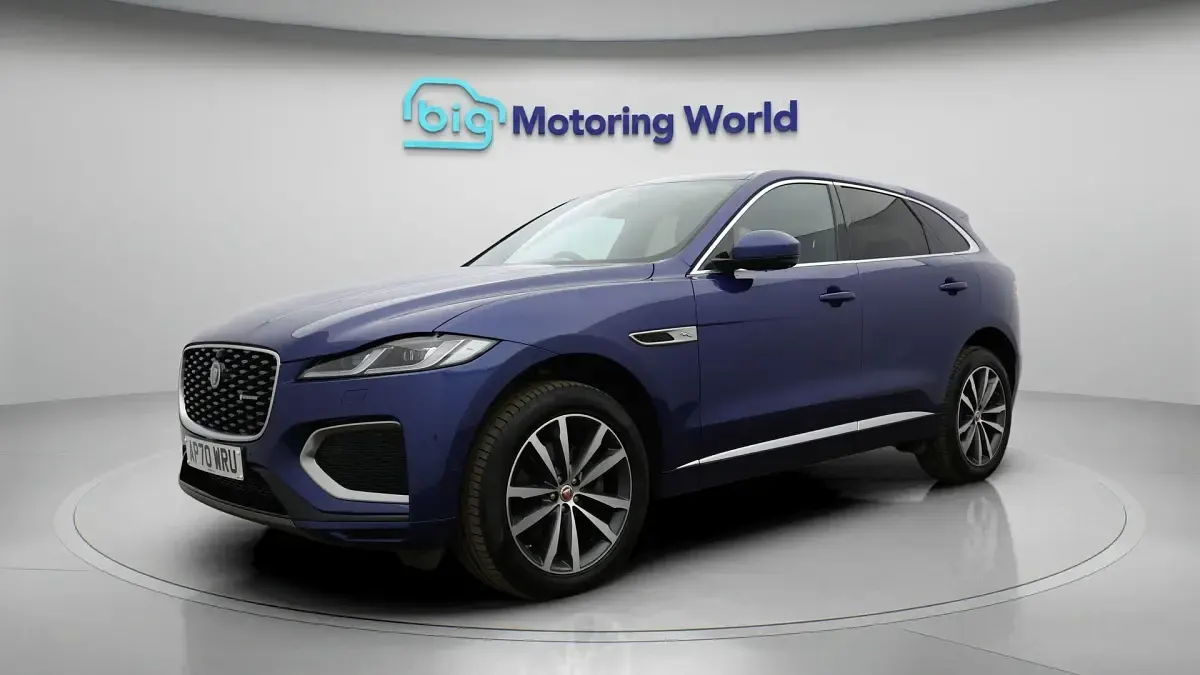 Used Jaguar F-Pace R-Dynamic 204 HP (150 kW) 2021 Blue SUV