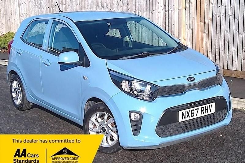 Used Kia Picanto 83 HP (61 kW) 2017 Blue Hatchback