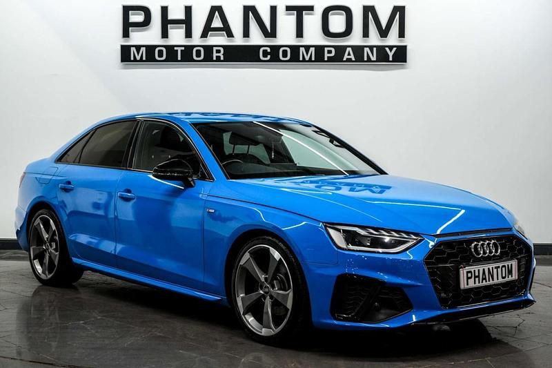 Blue Used 2021 Audi A4 Black Edition Sedan | £19,990 (Expensive) - Image 1/4