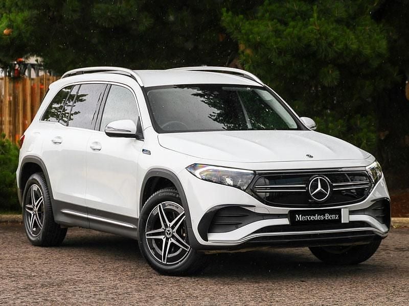 Moonstone white metallic Used 2023 Mercedes EQB300 AMG line SUV | £27,998 (Fair price) - Image 1/4