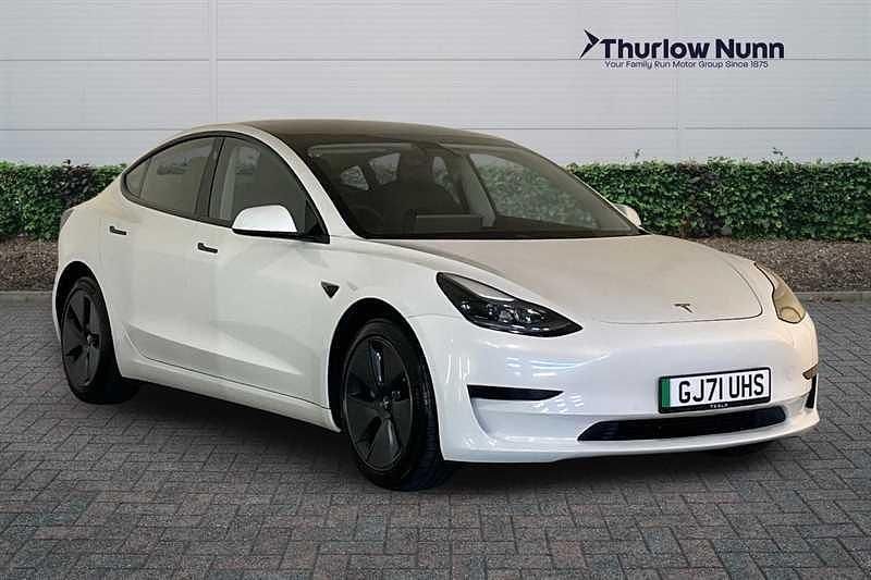 White Used 2021 Tesla Model 3 Standard Range Sedan | £15,490 (Fair price) - Image 1/4