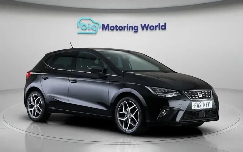 Begagnad Seat Ibiza XCELLENCE 110 HK (80 kW) 2021 Svart Halvkombi
