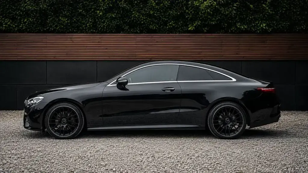 Used Mercedes E300 AMG line 2021 Black Coupe