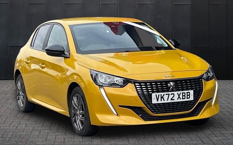 Yellow Used 2022 Peugeot 208 Active+ Hatchback | £12,999 (Fair price) - Image 1/3