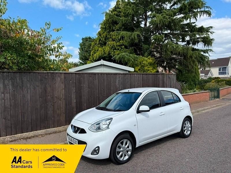 White Used 2016 Nissan Micra Acenta Hatchback | £6,995 (Fair price) - Image 1/4