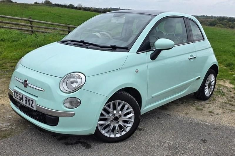 Used Fiat 500 Lounge 69 HP (50 kW) 2014 Green Hatchback