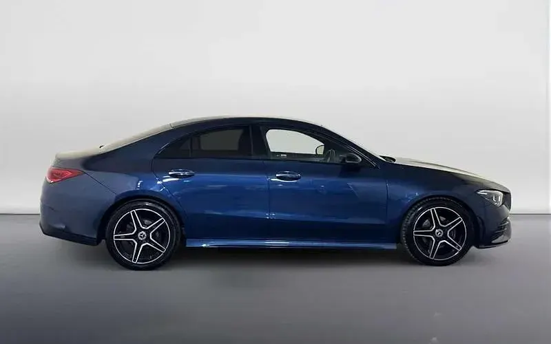 Used Mercedes CLA180 AMG line 136 HP (100 kW) 2023 Blue Coupe