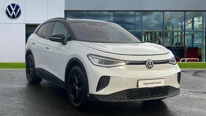 New VW ID.4 Black Edition 210 kW (286 HP) 2025 Glacier white metallic black SUV