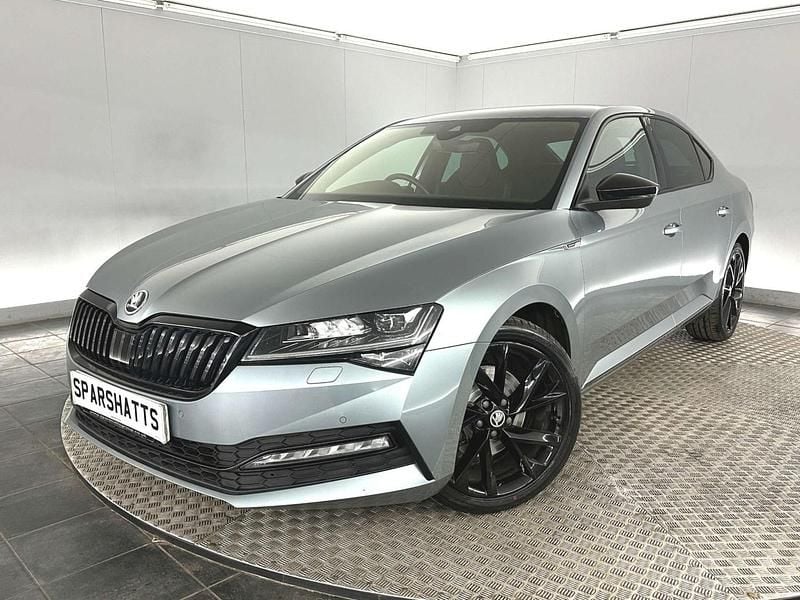 Used Skoda Superb SportlinePlus 150 HP (110 kW) 2020 Grey Hatchback