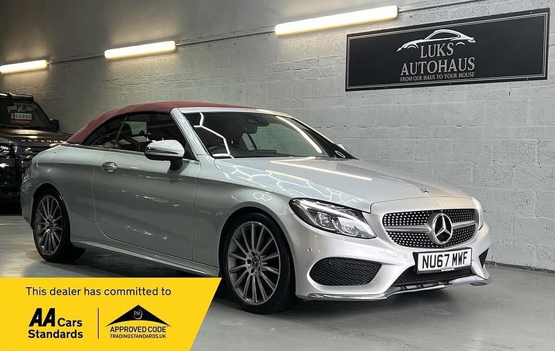 Used Mercedes C200 AMG Line Premium Plus 2017 Silver Cabriolet