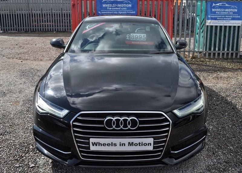 Used Audi A6 S-Line 190 HP (139 kW) 2015 Black Sedan