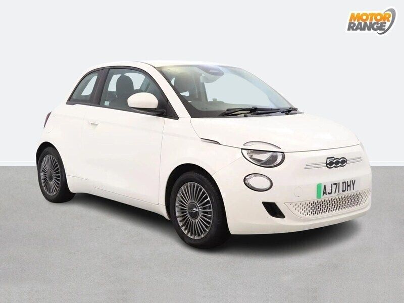 White Used 2021 Fiat 500e Icon Hatchback | £10,595 (Fair price) - Image 1/4