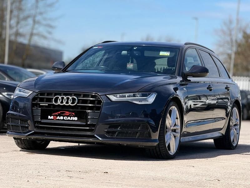 Begagnad Audi A6 Black Edition 272 HK (200 kW) 2017 Blå Kombi