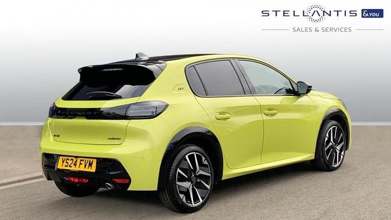 Used Peugeot 208 GT 102 HP (75 kW) 2024 Yellow Hatchback