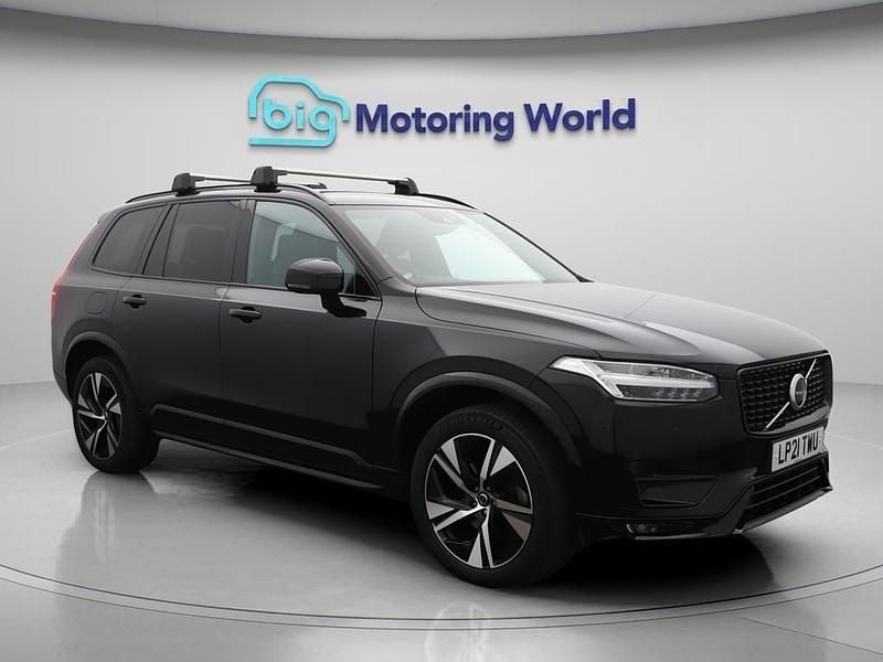 Black Used 2021 Volvo XC90 R-Design SUV | £33,200 (Super price) - Image 1/4